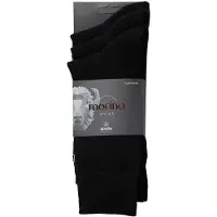 Apollo Basicsocken , Damen, Gr. 39-42, schwarz, Elasthan, Polyamid, Wolle, unifarben, elastisch, Socken Basicsocken, Unisex mit Stickerei und weichen Merinowoll-Anteil