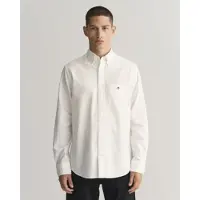 Gant für Herren. 3000200 Regular Fit Oxford Hemd weiß (XS), Lässig, Baumwolle, Klassisch, Langarm