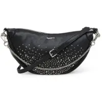 Pepe Jeans für Damen. PL031607 Nadine glänzende schwarze Tasche (OSFA), Lässig, Polyurethan