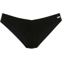 Venice beach Bikini-Hose "Lucky", Damen, Gr. 40, N-Gr, schwarz, Recycling-Polyamid, Strukturmuster, Badehosen Bikini-Hose, aus gerippter Strukturware