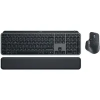 Logitech 920-010931, Kabellos, RF Wireless + Bluetooth, Scherenschalter, QWERTY, LED, Graphit