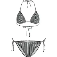 O'Neill Essentials Capri Bondey Bikini SET black simple stripe (39088) 40