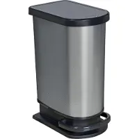Rotho Treteimer mono 50 l PASO, Farbe:Carbon metallic