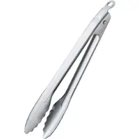 Rösle Grillzange RÖSLE "Barbecue", silber, B:4cm H:3,1cm L:32cm, Edelstahl, Küchenzangen, Grillzange, 30 cm, mit Verschlusssystem