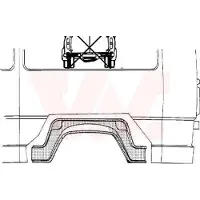 VAN WEZEL Radhaus 3070445 hinten rechts