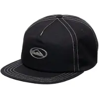 Quiksilver Snapback Cap "Saturn", Herren, schwarz (schwarz, jet schwarz), Obermaterial:100% Polyester., Caps Snapback Cap