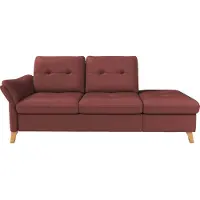 Sit&More Recamiere SIT & MORE "Göteborg", rot (merlot), B:210cm H:90cm T:92cm, Sofas, Recamiere, inklusive Federkern