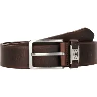 Tom Tailor Ledergürtel "TTCOREY", Herren, Gr. 95, braun, Rindsleder, Gürtel Ledergürtel, 4 cm breiter Herrengürtel, ideal zu Jeans und Chino, bis Gr. 120