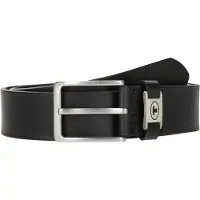 Tom Tailor Ledergürtel "TTCOREY", Herren, Gr. 105, schwarz, Rindsleder, Gürtel Ledergürtel, 4 cm breiter Herrengürtel, ideal zu Jeans und Chino, bis Gr. 120