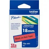 Brother TZE-441, Schwarz auf rot, TZe, Grau, Wärmeübertragung, Philippinen, 5 Jahr(e)
