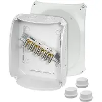 Hensel 62000167 Kabelabzweigkasten 25 qmm, 3phasig, 4pol. Hauptleitungsabzweigkl. DK 2524 S - 2 Stück