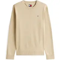 Tommy Hilfiger Rundhalspullover "TJM SLIM ESSENTIAL LIGHT SWEATER" mit Flag-Patch