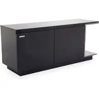 Roba MINECRAFT - TV-Möbel, Lowboard, Konsolen-Regal, Gaming Möbel mit dunklem Design und Beleuchtung