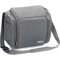 Fillikid Tischsitz "Reise-Sitzpolster", Baby, grau (grau melange), Polyester, Tischsitze Tischsitz, Tasche und Sitzerhöhung in einem, Topseller