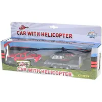 Lean cars Auto terenowe z helikopterem 35cm 520249