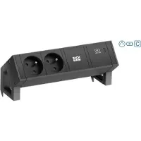 Bachmann Desk2 2Xute 1Xusb C 60W 1Xcm 0,2M Gst18 Ral9005