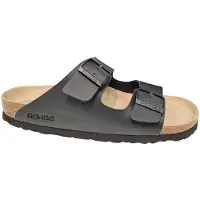 Rohde Grado Herrenschuhe Hausschuhe Pantolette Schwarz Freizeit