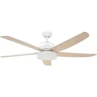 Beacon Lighting Beacon Deckenventilator mit Licht Louisville, weiß, leise