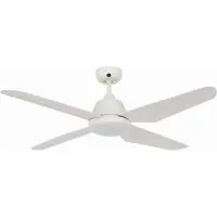 Lucci air Aria LED-Deckenventilator weiß leise 122 cm - Beacon , Aria, Weiß, für Wohnzimmer, Kunststoff, Modern