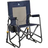 GCI - Stowaway Rocker - Campingstuhl Gr 61,5 x 61,5 x 98 cm grau