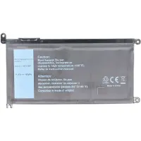AccuCell Akku passend für Dell Inspiron 13 5378, 15 5568 Li-Ion Akku 17368-0027, T2JX4, WDX0R 11,4V, 3680mAh, 42Wh