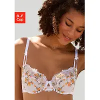 LASCANA Bügel-BH mit zarter, floraler Stickereispitze, sexy Dessous