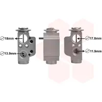 VAN WEZEL Expansionsventil, Klimaanlage 58001367 für VW