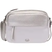 Gerry weber Schultertasche Umhängetasche Keep In Mind Shoulderbag Metallic Cold silberfarben