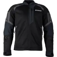 KLIM Induction Pro 2025 Perforierte Motorrad Mesh Leder-/Textiljacke, schwarz, L