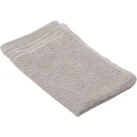 Gozze Gaestehandtuecher GÖZZE "Hanna", silber (silberfarben), B:30cm L:50cm, Walkfrottier, Obermaterial: 100% Baumwolle, Handtücher, Gaestehandtuecher, Set, Uni Farben, strukturierte Bordüre, 100% Baumwolle