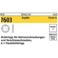 Reyher Dichtung / Dichtring - DIN 7603 - Kupfer - 26x32x2 - Form A