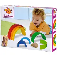 Eichhorn Stapelspielzeug "Regenbogen", bunt, Stapelspielzeug, KinderL:17,5cm, Holz, Stapelspielzeug, L:17,5cm, Topseller
