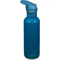 Klean Kanteen Classic Water Bottle 1011194 Corsair, Flip Seal Sport Cap, Trinkflasche, 800 ml