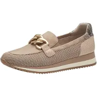 Jana Damen Slipper Elegant Vegan, Taupe, 38