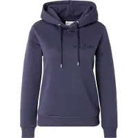 Gant für Damen. 4202587 Kapuzenpullover ?Tonal Shield? in Marineblau (XS), Lässig, Baumwolle