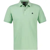 Lerros Poloshirt "Herren Poloshirt, tonal gestreift", Herren, Gr. XL, grün (light peppermint), 100% Baumwolle, ohne Ausschnitt, Shirts Poloshirt