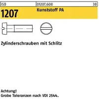 Reyher DIN 84 / ISO 1207 - Polyamid - M 8x20 - Zylinderschrauben mit Schlitz