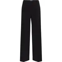 B.young BYDanta Damen Hose Stoffhose Weites Bein mit Bundfalten Gürtelschlaufen Eingrifftaschen Stretch Regular Fit