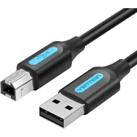 Vention COQBH, 2 m, USB A, USB B, USB 2.0, 0,48 Gbit/s, Schwarz