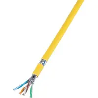EFB Elektronik 999830DX.500-CPR INFRALAN Cat.7A 1500 AWG22,S/FTP,2x4P,CPR Cca, 25Gbit/s ready, rapsgelb RAL1021 999830DX500CPR