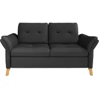 Sit&More 3-Sitzer SIT & MORE "Göteborg", schwarz, B:191cm H:90cm T:102cm, Sofas, 3-Sitzer, inklusive Sitztiefenverstellung und Federkern