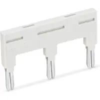 Wago 788-114 Brücker,für Brückungsschacht,3-fach,lichtgrau 788114 - 25 Stück