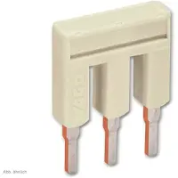 Wago 2002-403 Brücker,3-fach,isoliert,lichtgrau 2002403 - 25 Stück