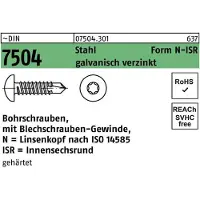 SCHMIDT'S Onlineshop Bohrschraube Linsenkopf mit Torx verzinkt - 4,8 x 13 / 0,21 / 9,5