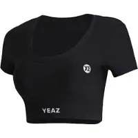 Yeaz Sporttop "SHORT TOP CLUB LEVEL", Kinder, Gr. M, schwarz, Obermaterial: 78% Polyester PES. 22% Elasthan EL., Tops Sporttop