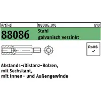Reyher Abstandsbolzen Stahl verzinkt - Innen/Außen - M 5x70
