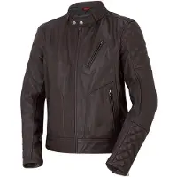 Bogotto Chicago Retro Motorrad Lederjacke, braun, 46