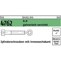 Industrial Quality Supplies Zylinderschraube ISO 4762 m.Innensechskant M 14 x 160 8.8 galvanisch verzinkt