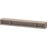 Duravit L-Cube Regalelement horizontal, 3 Fächer, 140x1000x120mm, LC120104343, Farbe: Basalt Matt Dekor
