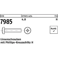 F. REYHER Nchfg. GmbH & Co. KG ISO 7045 - Stahl 4.8 blank - M 4x20 - Linsenschrauben metrisch mit Kreuzschlitz H